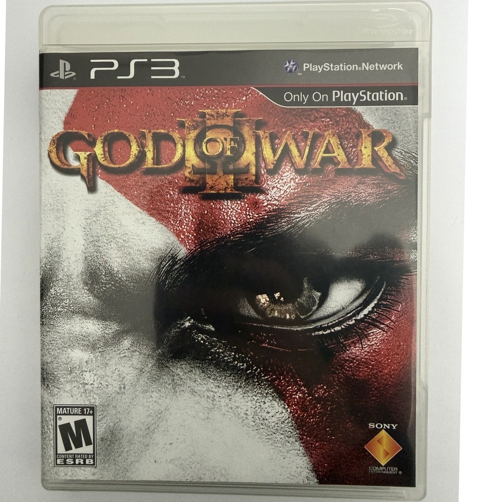 God of War III 3‎ - Sony PlayStation 3, 2010 - CIB W/ Manual Tested & Working